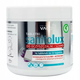   Preparat za biološku obradu septičkih jama i pročistača, VACO Sanitolux tablete, 16 kom.