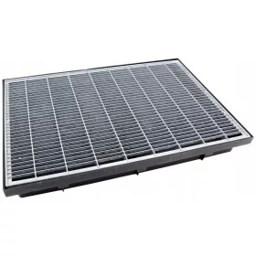 Otirač 60x40 [cm] Korito Plastična Rešetka Pocinčana