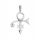 Srebrni privjesak Prince Love Symbol