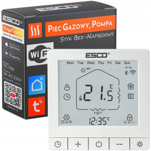Bežični termostat za kotao s programatorom TC720 WIFI