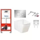Tece ugradbeni WC set