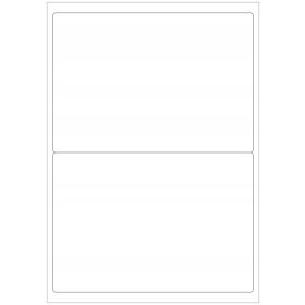  Samoljepljive etikete, laserska folija, 198x138 2/A4