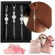 Elegantni set srebrnog nakita s krištalcima za žene