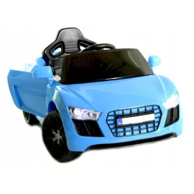    AUTO NA AKUMULATOR 2 motora DALJINSKI UPRAVLJAČ GLAZBA LED PLAVA