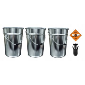 Metalna kanta s poklopcem za opasne tvari RID/ADR, 20 litara