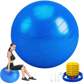  Klasična LAZYhome lopta 65 cm, nijanse plave