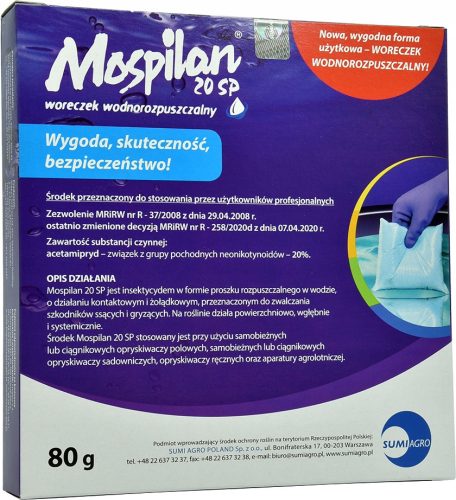 Mospilan 20 SP - Insekticid u Prahu za Zaštitu Biljaka 