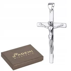 SREBRNI KRIŽ KRIŽ S ISUSOM MUŠKI VELIK 925