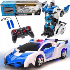 Auto Robot Transformers 2u1 R/C Crveni