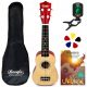 Boogie sopran ukulele set s trskom za ugađanje