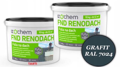 Izochem FND Renodach folija za sanaciju krova, 10 kg, siva