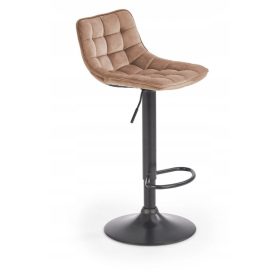   H95 Baršunasto bež podesiva barska stolica i barska stolica