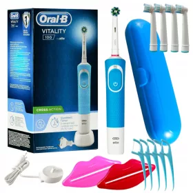    Oral-B Vitality 100 Cross Acrion električna četkica za zube, plava