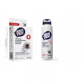    Raspršivač, aerosol protiv krpelja, komaraca Kick The Tick 0,3 kg 200 ml + Kick the Tick uređaj za uklanjanje krpelja