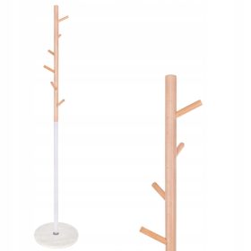 Samostojeća vješalica od bijelog mramora Springos