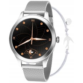 Maxcom FW42 pametni sat srebrni + narukvica