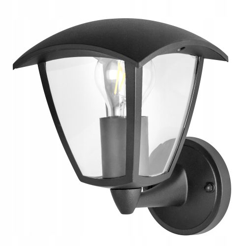 Brolux Vrtna Zidna Svjetiljka Crna E27 10 W