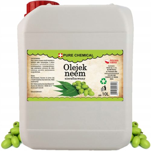 Neem ulje hladno prešano i nerafinirano 5L - Pure Chemical™
