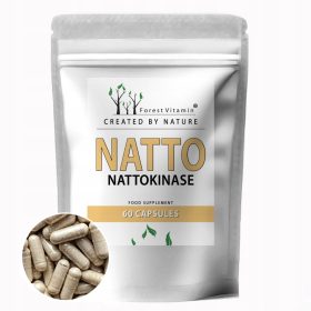   Nattokinaza 200 mg - 60 Kapsula, Suplement za Zdravlje Srca i Cirkulacije