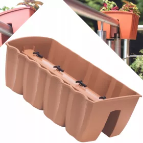    Posuda za cvijeće DTU24 60 cm x 28 x 20 cm, plastika, terakota