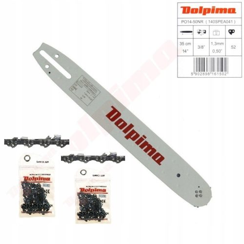 Vodilica pile - VODILICA + 2x DOLPIMA LANAC 14" 52OG 3/8 1.3mm