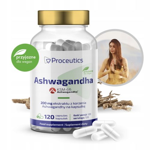 Ashwagandha KSM-66 120 kapsula - Suplement za smanjenje stresa