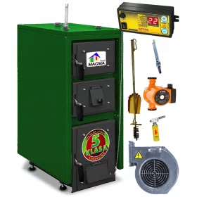    Magma dvofunkcionalna čelična peć na drva, mrki ugljen, kameni ugljen 10 kW