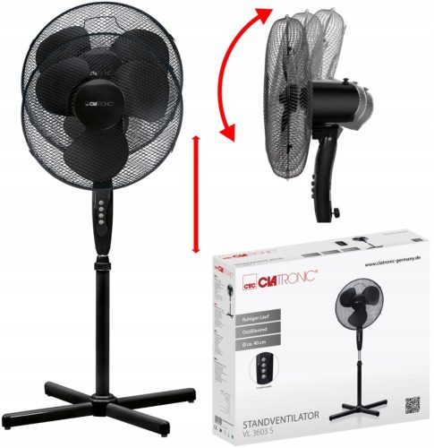 Klimatizator Clatronic VL 3603 S - Visoko Kvalitetni Podni Ventilator