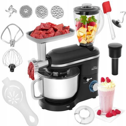 Chef Rafael Planetarni Kuhinjski Robot M2 2500 W crni