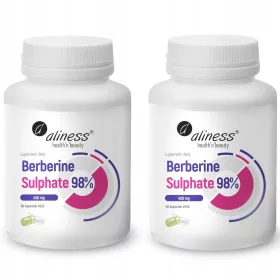  Aliness Berberin Sulfat 98% 400 mg, 60 kapsula - Dvostruko pakiranje