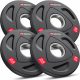 Olimpijski set utega 4x2,5 kg gumirano lijevano željezo s 50 mm otvorom