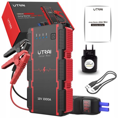 SNAŽNI POKRETAČ VOZILA 12V 1000A POWER BANK SA LED KABLOVIMA  SNAŽNI POKRETAČ VOZILA 12V 1000A POWER BANK SA LED KABLOVIMA je neophodan gadget za svakog voza