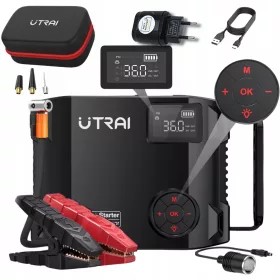   ELEKTRIČNI BOOSTER ZA POKRETANJE AUTOMOBILA 12V 2000A POWERBANK S KOMPRESOROM