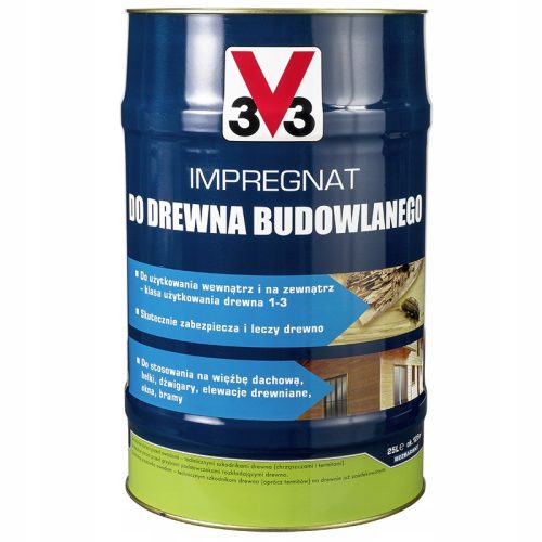 V33 Impregnacija za građevinsko drvo 25 l