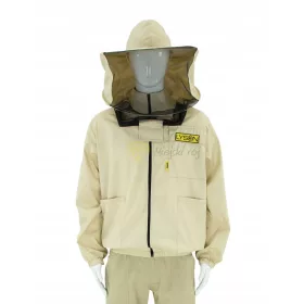   Pčelarska majica s kapuljačom - OPTIMA Široka, bež, XXL, Łysoń