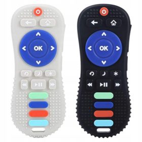  Gigi Kids senzorna glodalica, silikonska, crna