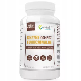   Kapsule s Ekstraktima Gljiva Cordyceps, Reishi, Shiitake, Maitake i Lion's Mane - WISH Pharmaceutical