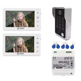 REER 947 Kamera s videodomofonom i kodom 2LCD DIN