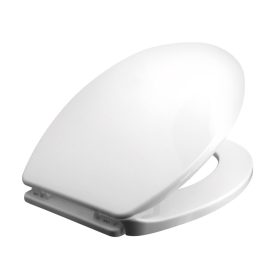 WC daska Bisk Iris, bijeli polipropilen