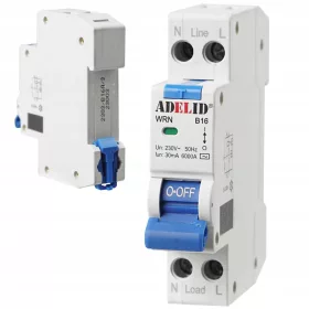 Diferencijalni sklopka ADELID WRN 1P B16/30 230V 16A IP20