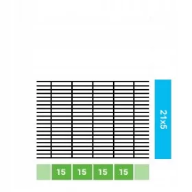 MREŽICA ZA ŠUMSKU OGRADU 100/21/15 L + SKOBLE 50m