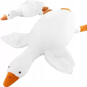   Plišana maskota jastuk velika 90cm igračka patka - GUSKA STEFKA JASIEK XL
