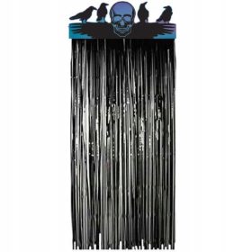  Amscan Boneshine Fever zavjesa za vrata, crna