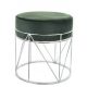 Art-Pol elegantna tapecirana torbica sa zelenim metalnim nogama 38x35x35