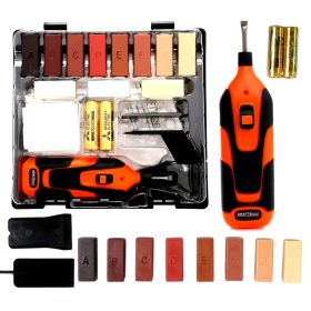 Set za popravak ploča namještaja sa voskom za popravak