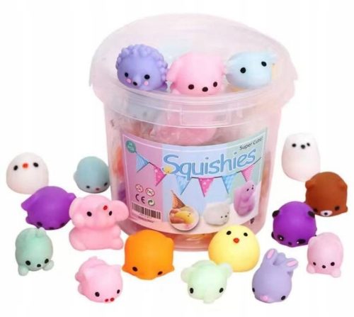 SQUISHY MOCHI FIDGET GNIOTKI POP IT GNIOTEK 24 kom