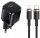 Usams 20W Punjač s USB-C portom i iPhone kabelom - Crni