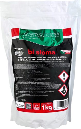 Bi Słoma 1kg Agrarius - Mikrobiološki Pripravak za Ostatke Žetve