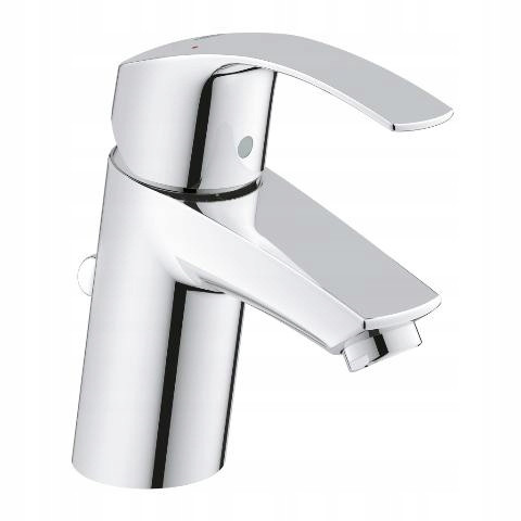 Grohe Eurosmart Kromirana Slavina za Umivaonik s Jednootvornim Montažom i Metalnom Dźwignom