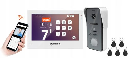 REER IP927 VIDEODOMOFON WiFi 1080p 7 TUYA 2 ŽICE
